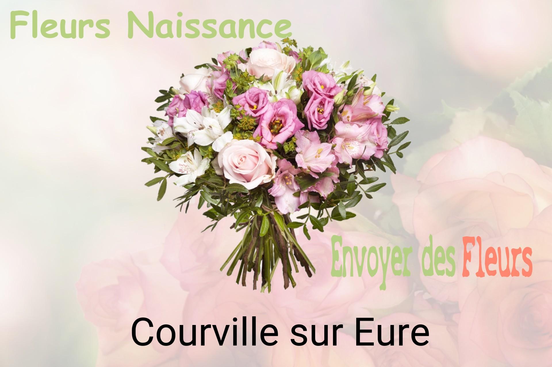 Bouquet de fleurs de naissance livré à Courville-sur-Eure