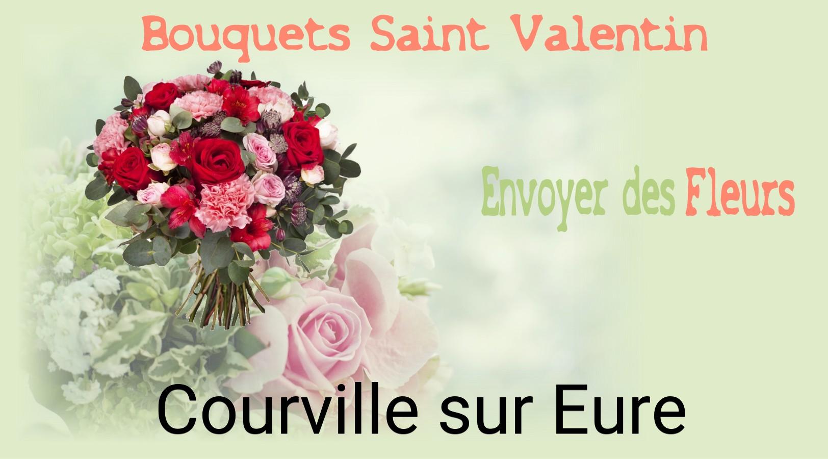 Roses de Saint-Valentin livrées à Courville-sur-Eure